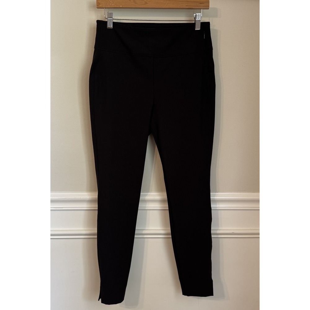 ATHLETA Black Wander Slim High Rise Side Zip Pants Size 8 Stretch